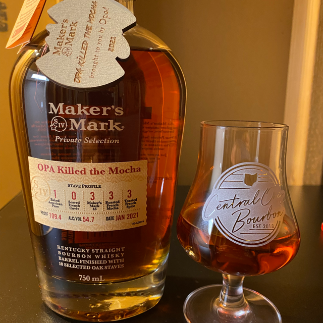 Maker's Mark Private Selection Opa killed the Mocha