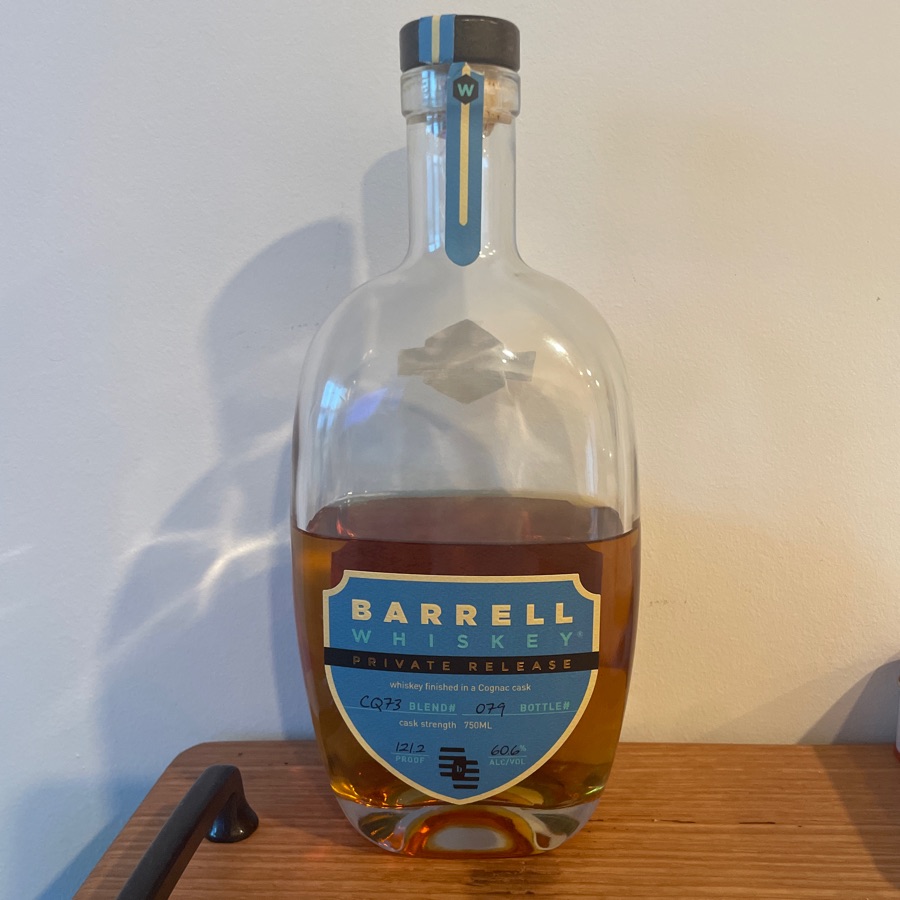 Barrel Whiskey Private Release CQ73