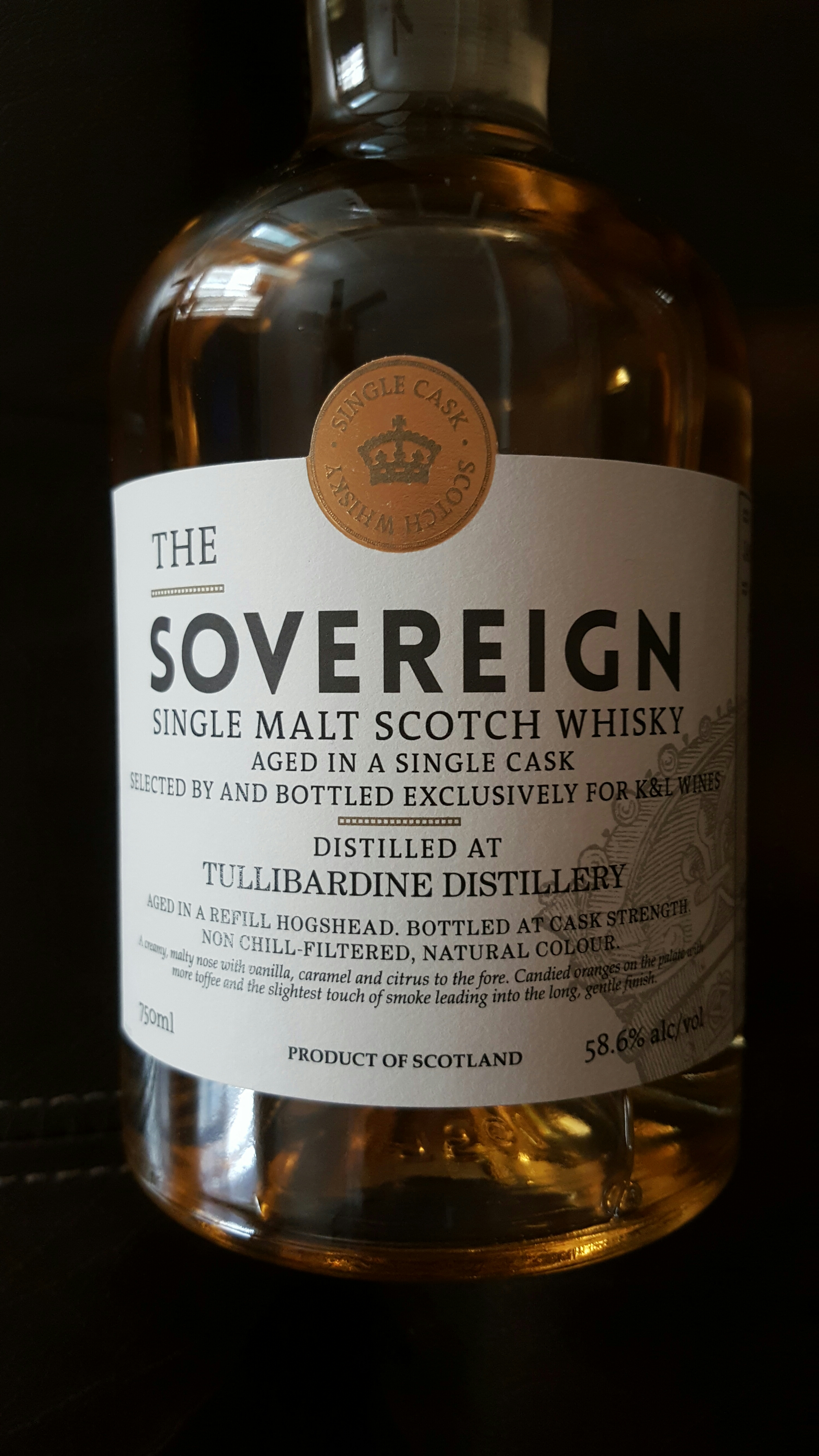 The Sovereign Tullibardine 10 year