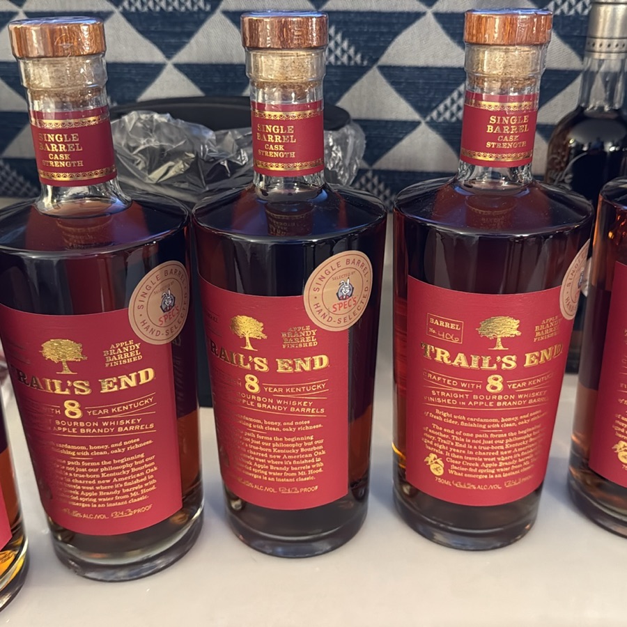 Trail's End 8 Year Kentucky Straight Bourbon Finished In Apple Brandy Casks Single Barrel Hand-Selected Selected By Spec's Barrel No. 406