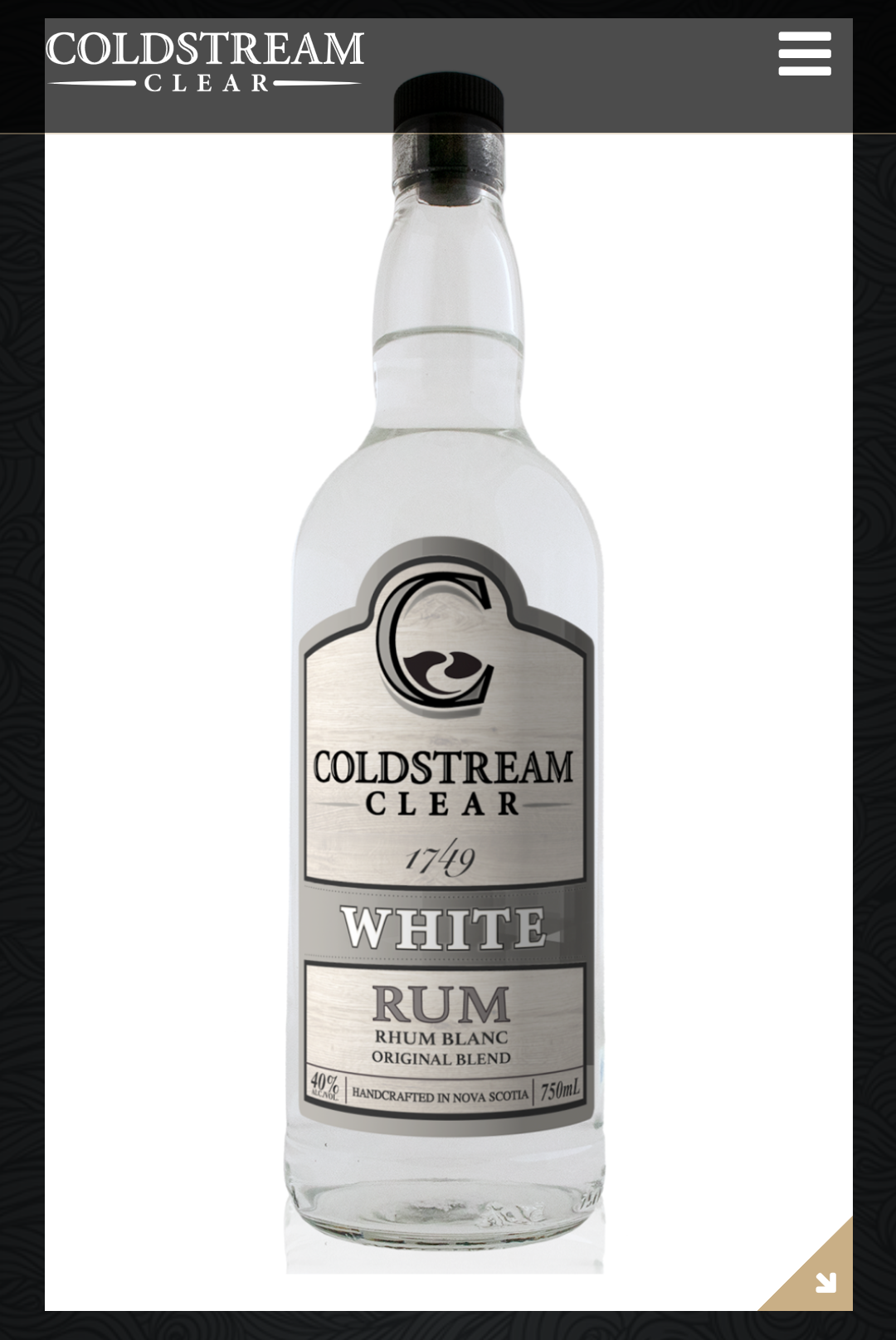 Coldstream Clear White Rum