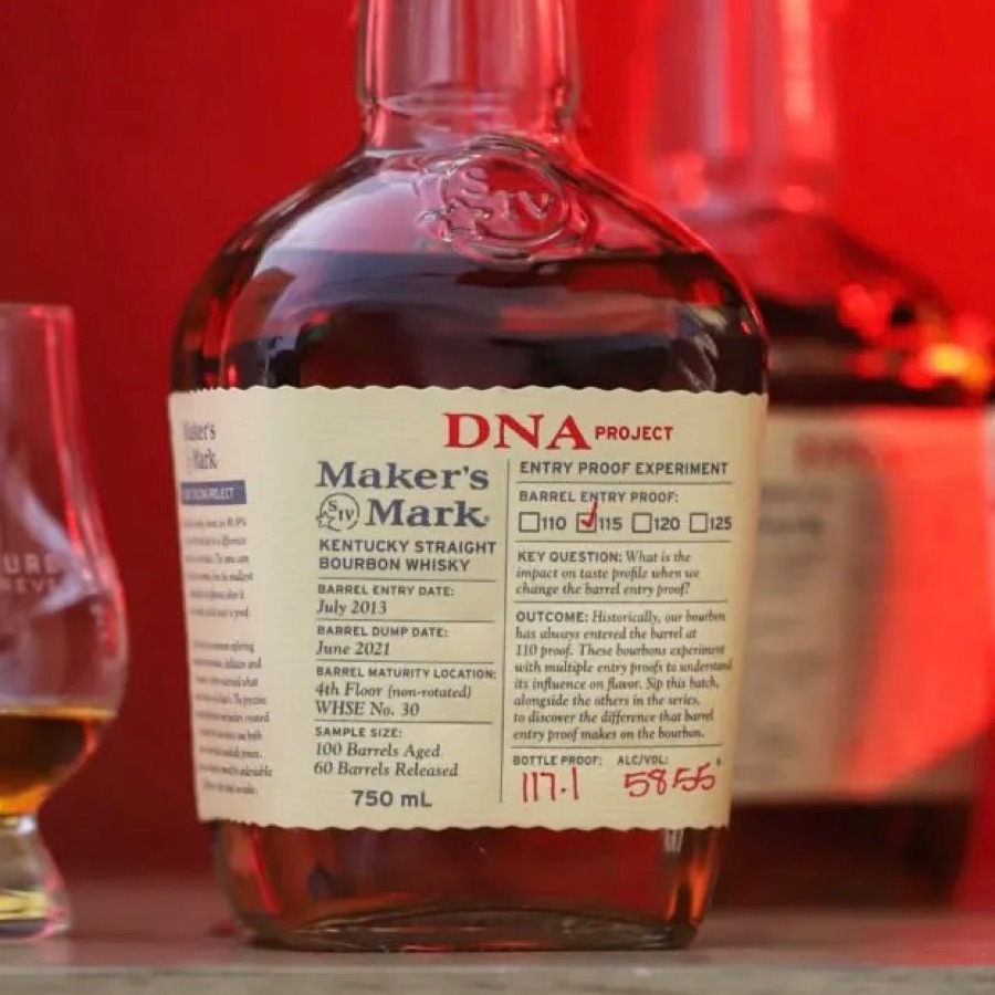 Maker's Mark DNA Project Barrel Entry Proof: 115