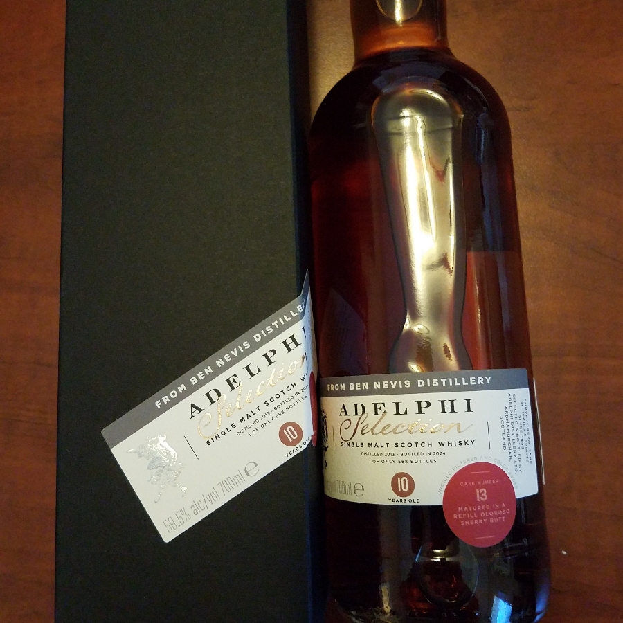 Adelphi Selection Ben Nevis 10 Year, Cask # 10
