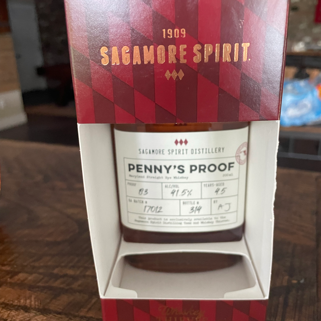 Sagamore Spirit Penny's Proof Rye (2021 Release)