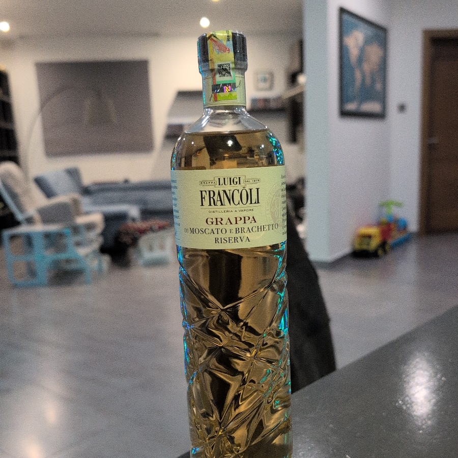 Luigi Francoli Grappa di Moscato e Brachetto Riserva