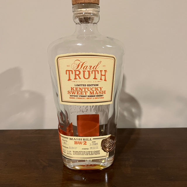 Hard Truth Limited Edition Kentucky Sweet Mash Barrel Strength - Papa Joe's