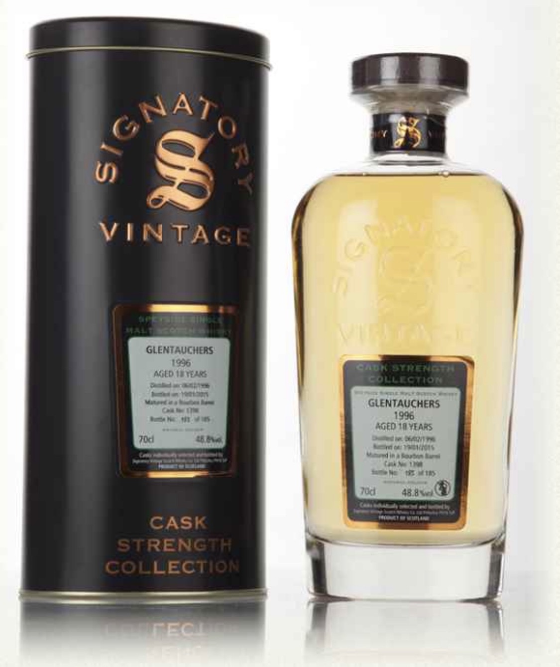 Glentauchers 1996 18 Year Cask Strength Collection (Signatory)