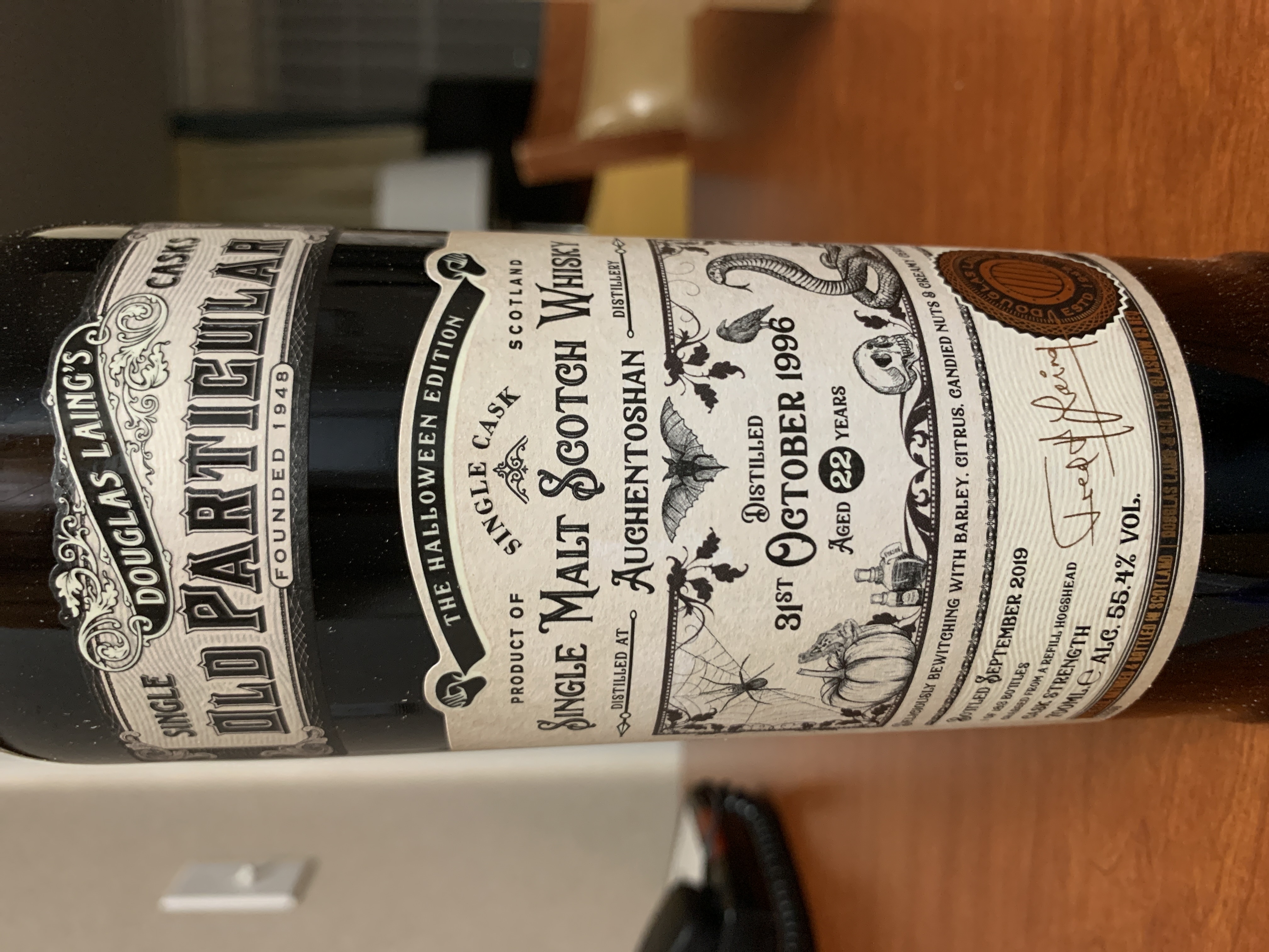 Auchentoshan 1996 22 Year "The Halloween Edition" Old Particular (Douglas Laing)