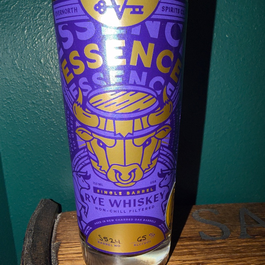 Evernorth Essence (single barrel) Rye Whiskey (Whiskey Weather)