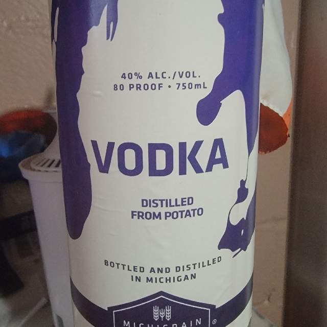 Michigrain Vodga Distilled from Potato