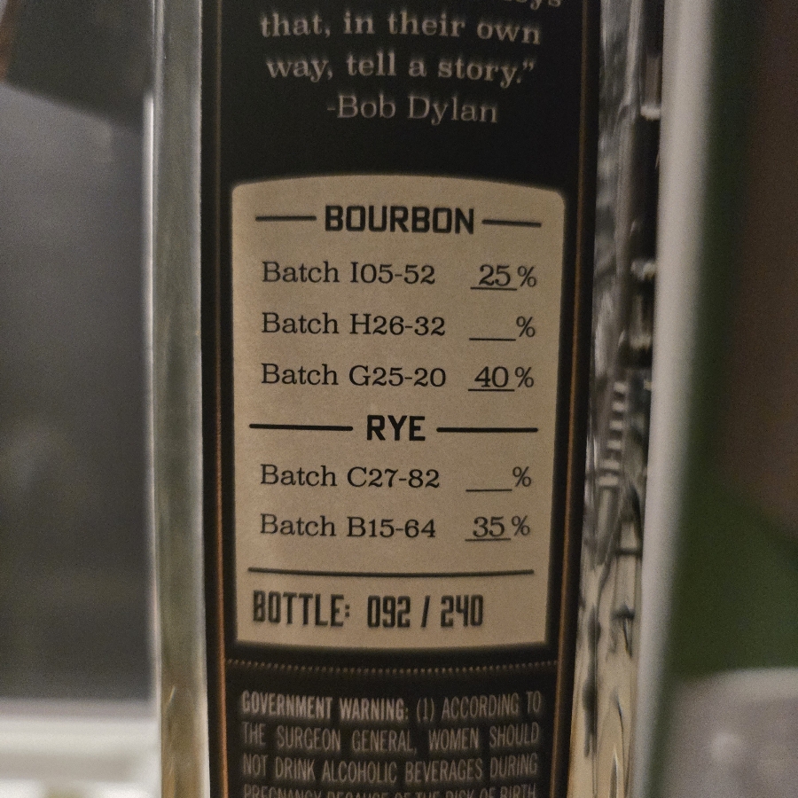 Heaven's Door Highway 61 Blend (RyBon Lock & Key)