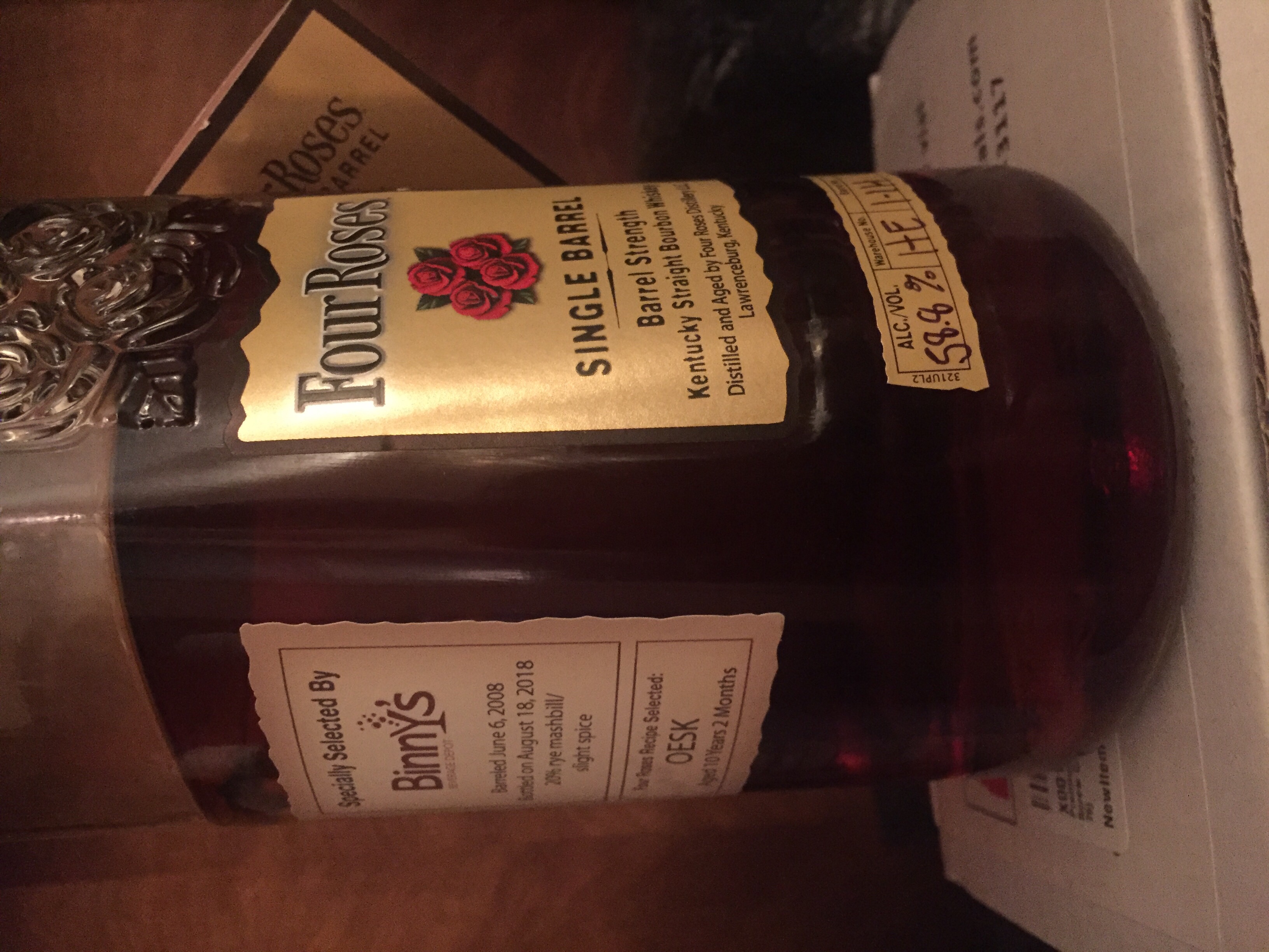 Four Roses Single Barrel Private Select OESK (Binny's)