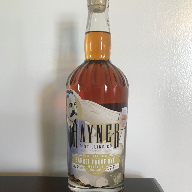 Hayner Distilling Co Single Barrel Proof Rye