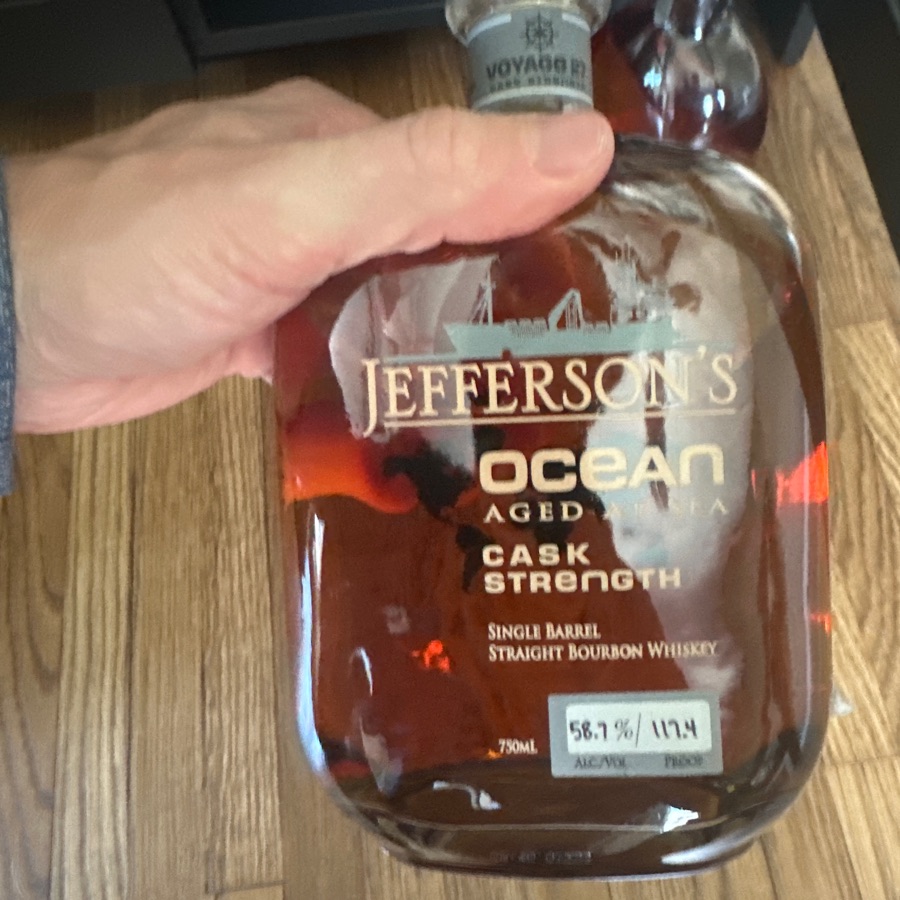 Jefferson's Ocean Aged at Sea Voyage 27 Cask Strength