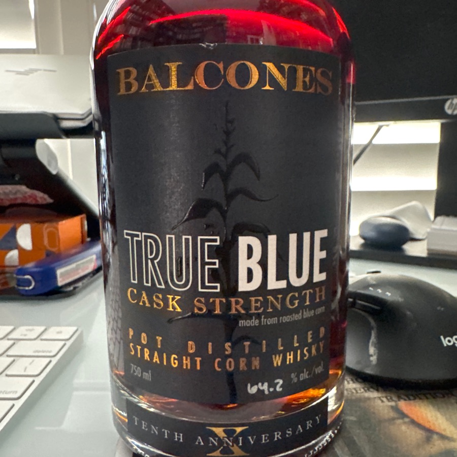 Balcones True Blue Cask Strength Xth Anniversary - TB18-1 - 7/13/18
