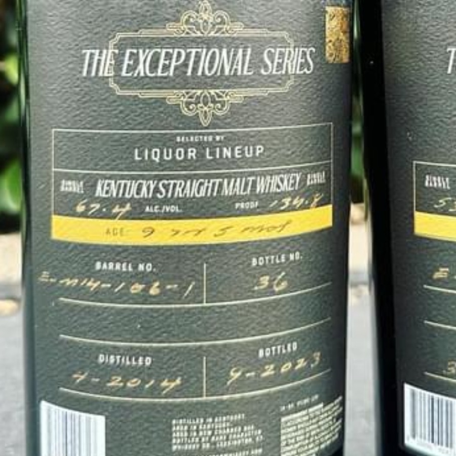 Rare Character Exceptional Series Kentucky Straight Malt (Liquor Lineup)