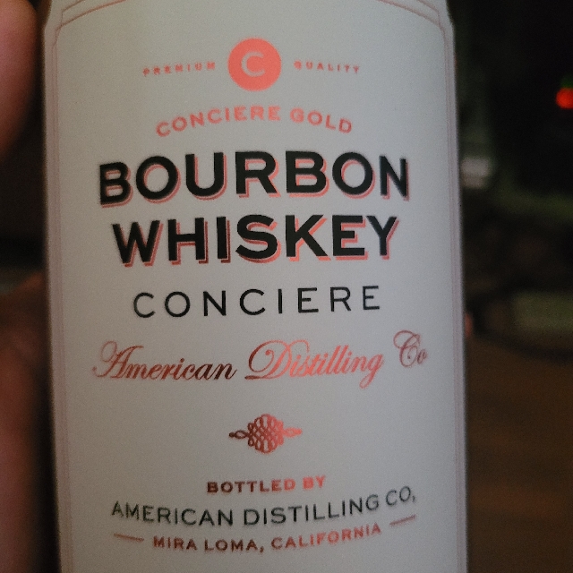 Conciere gold bourbon Wiskey