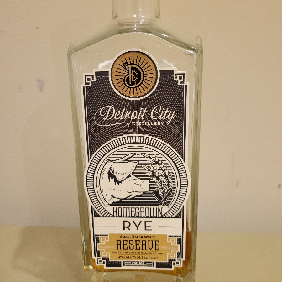 Detriot City Homegrown Rye Reserve