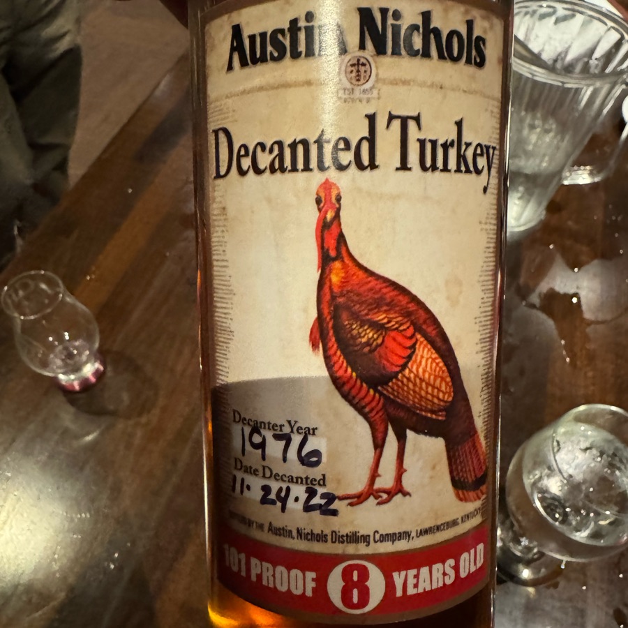 Wild Turkey 101 8 Year (Decanted Turkey, 1976)