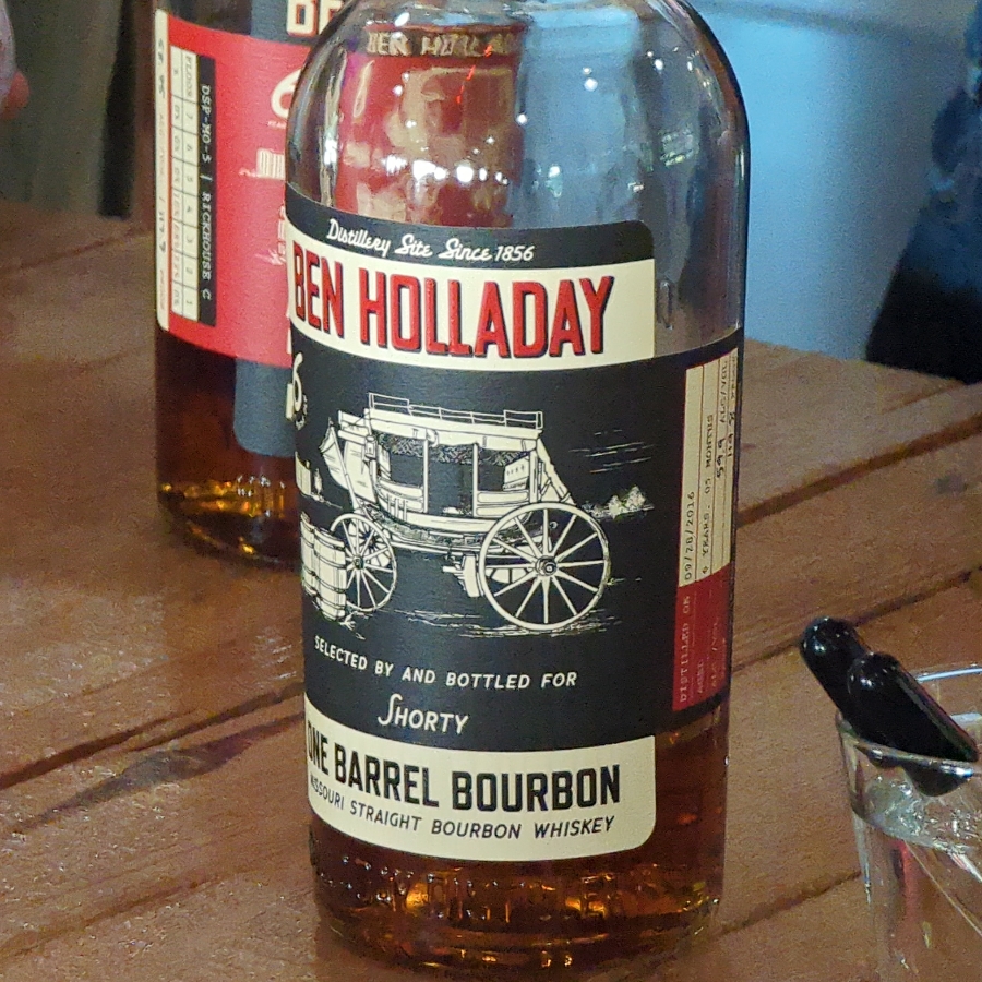 Ben Holladay 6 Year One Barrel Bourbon (Shorty)