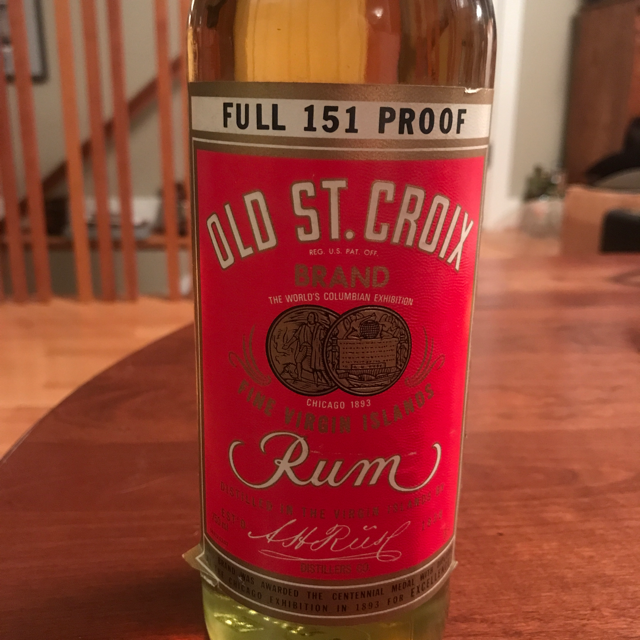 Old St. Croix Rum 151