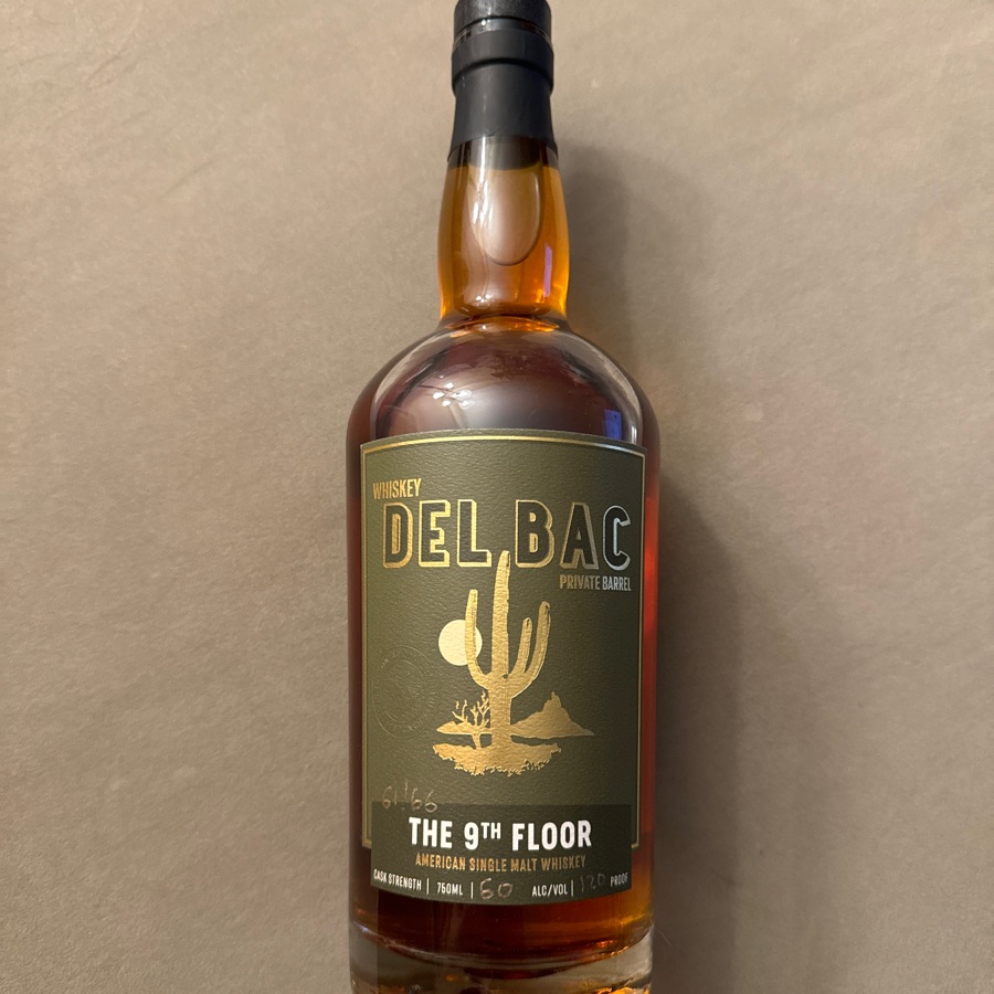 Whiskey Del Bac Private Barrel "The 9th Floor" American Single Malt