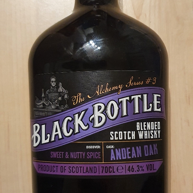 Black Bottle Andean Oak