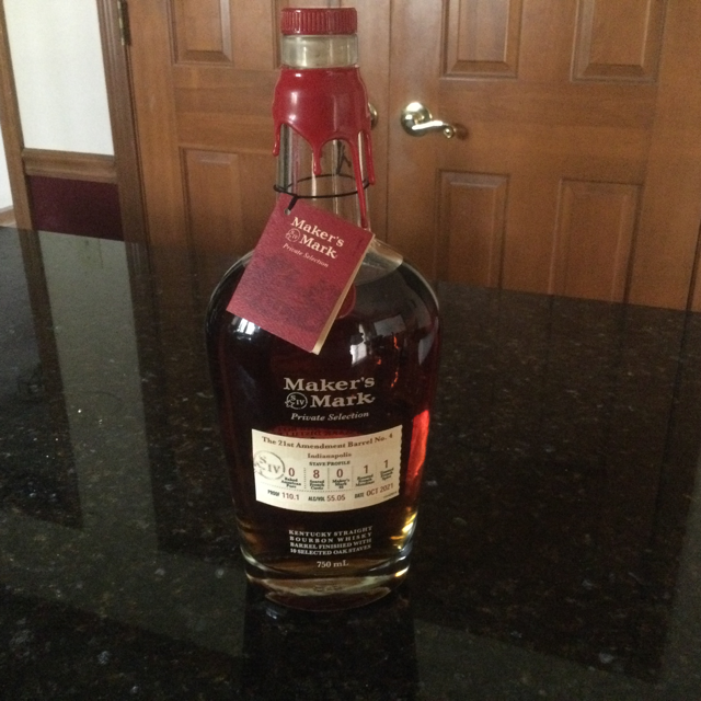 Makers Mark Private Selection(The 21st Amendment Barrel No. 4)