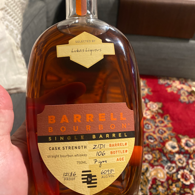 Barrell Bourbon Single Barrel Lukas Pick