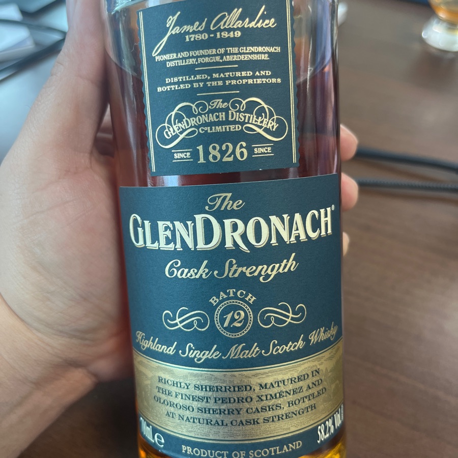 glendronach cask strenght batch 12