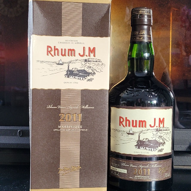 Rhum J.M Millésime 2011