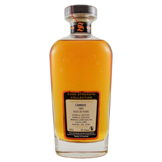 Cambus 1991 26 Year Cask Strength Collection (Signatory)