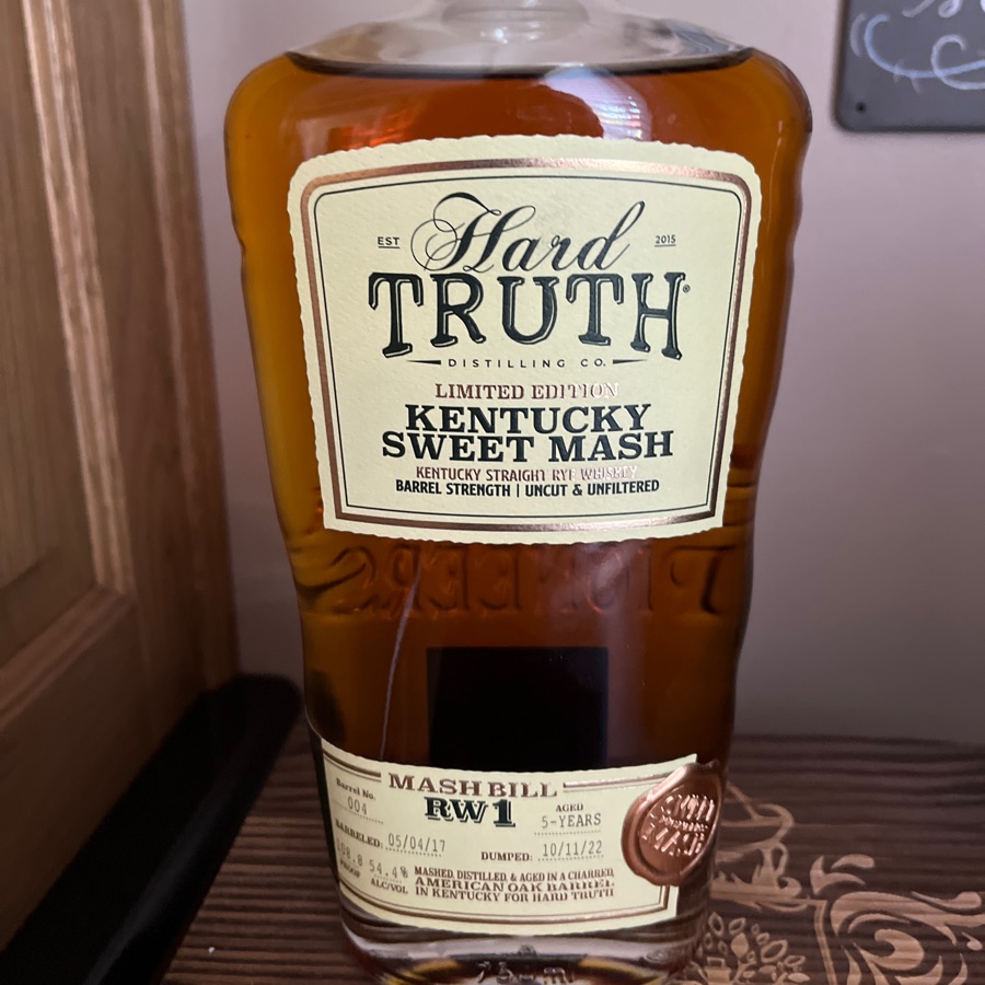 Hard Truth Kentucky Sweet Mash Rye (RW-1)