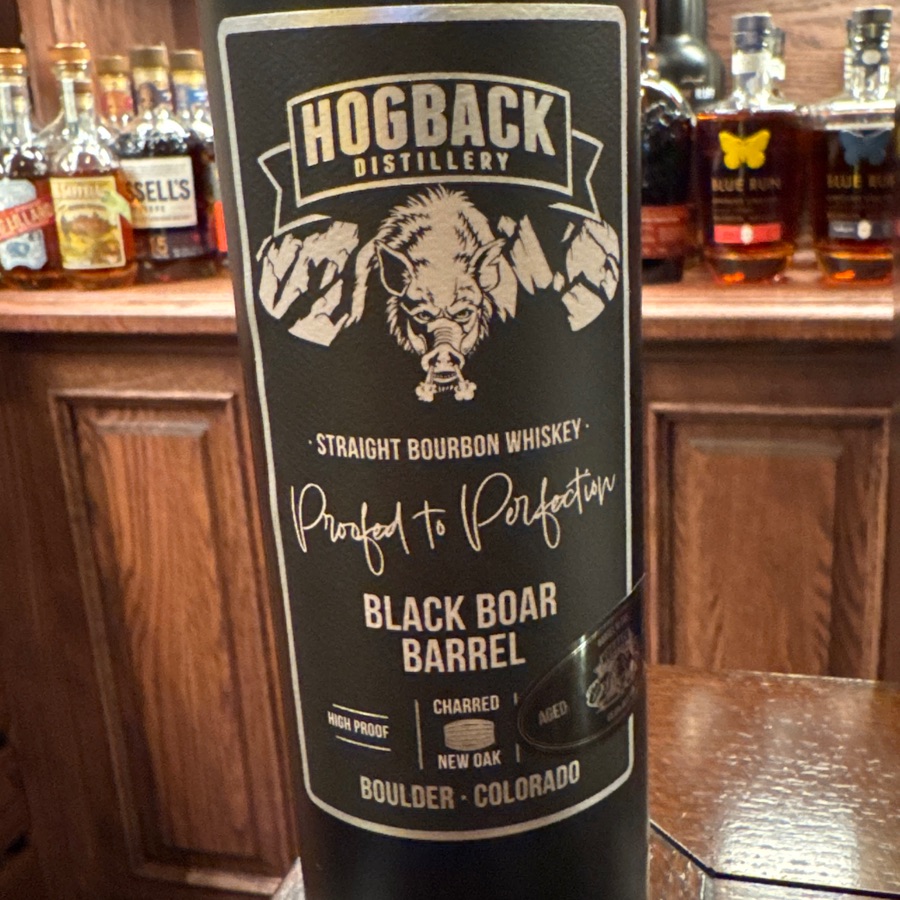 hogback distillery black boar barrel