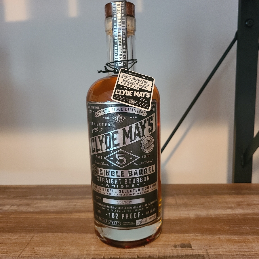 Clyde Mays Single Barrel Selected (Historic Savanah Barrel - Broughton St Liquors)