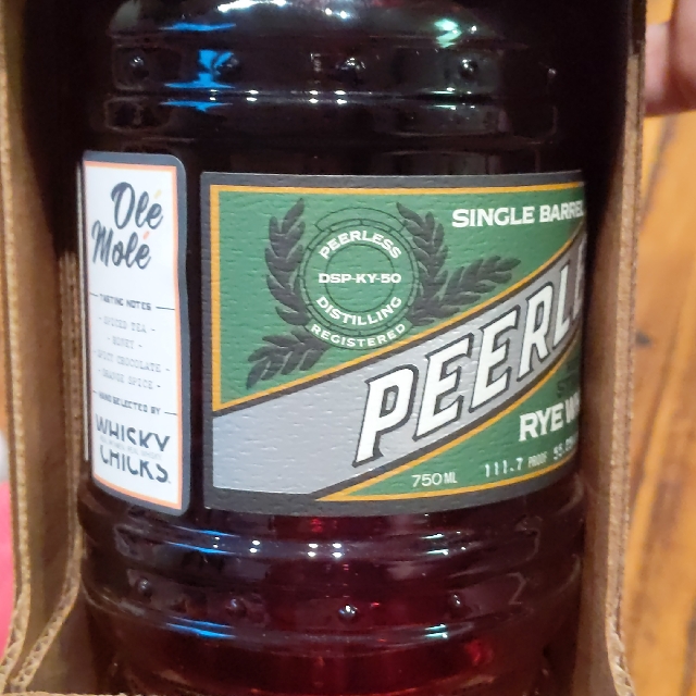 Peerless Single Barrel Kentucky Straight Rye "Ole Mole"