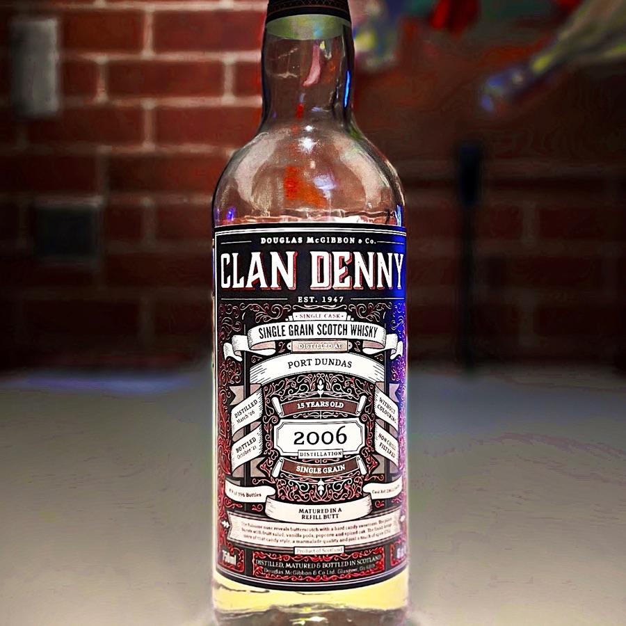 Douglas McGibbon, Clan Denny, Port Dundas 15 Year Old Single Grain Scotch Whisky