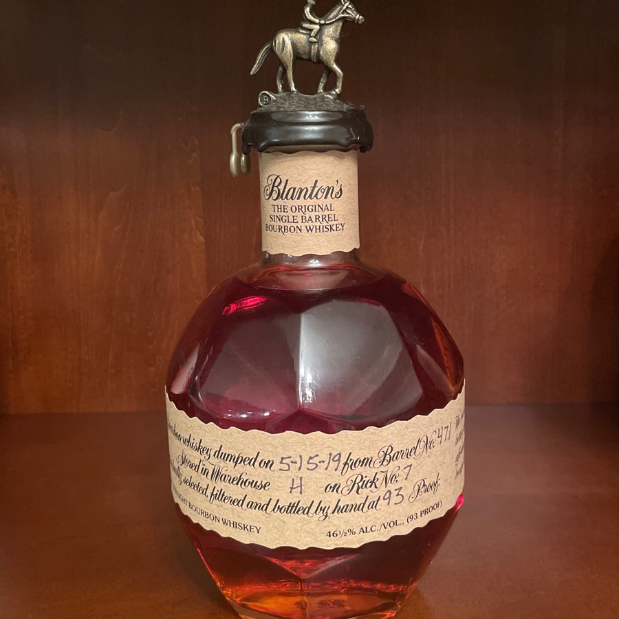 Blanton Kentucky Straight Bourbon Whiskey Barrel 471