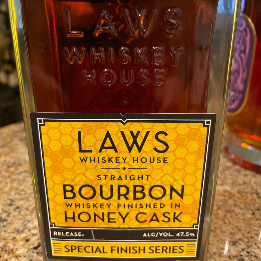Laws Straight Bourbon Finished in Honey Cask (Special Finish Series)