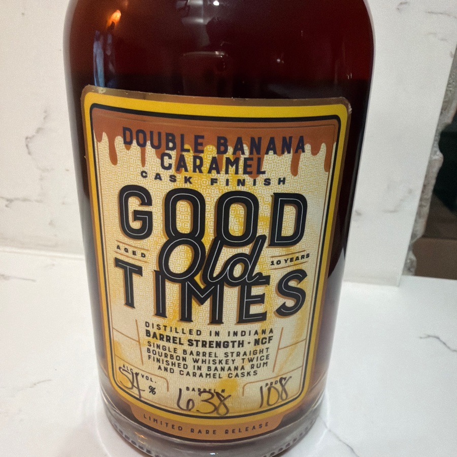 Good Times double banana caramel cask finish