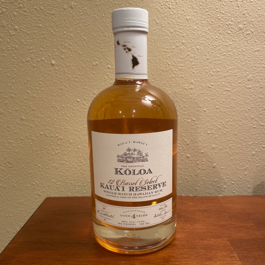 Koloa 12 Barrel Select Kaua'i Reserve Single-Batch Hawaiian Rum