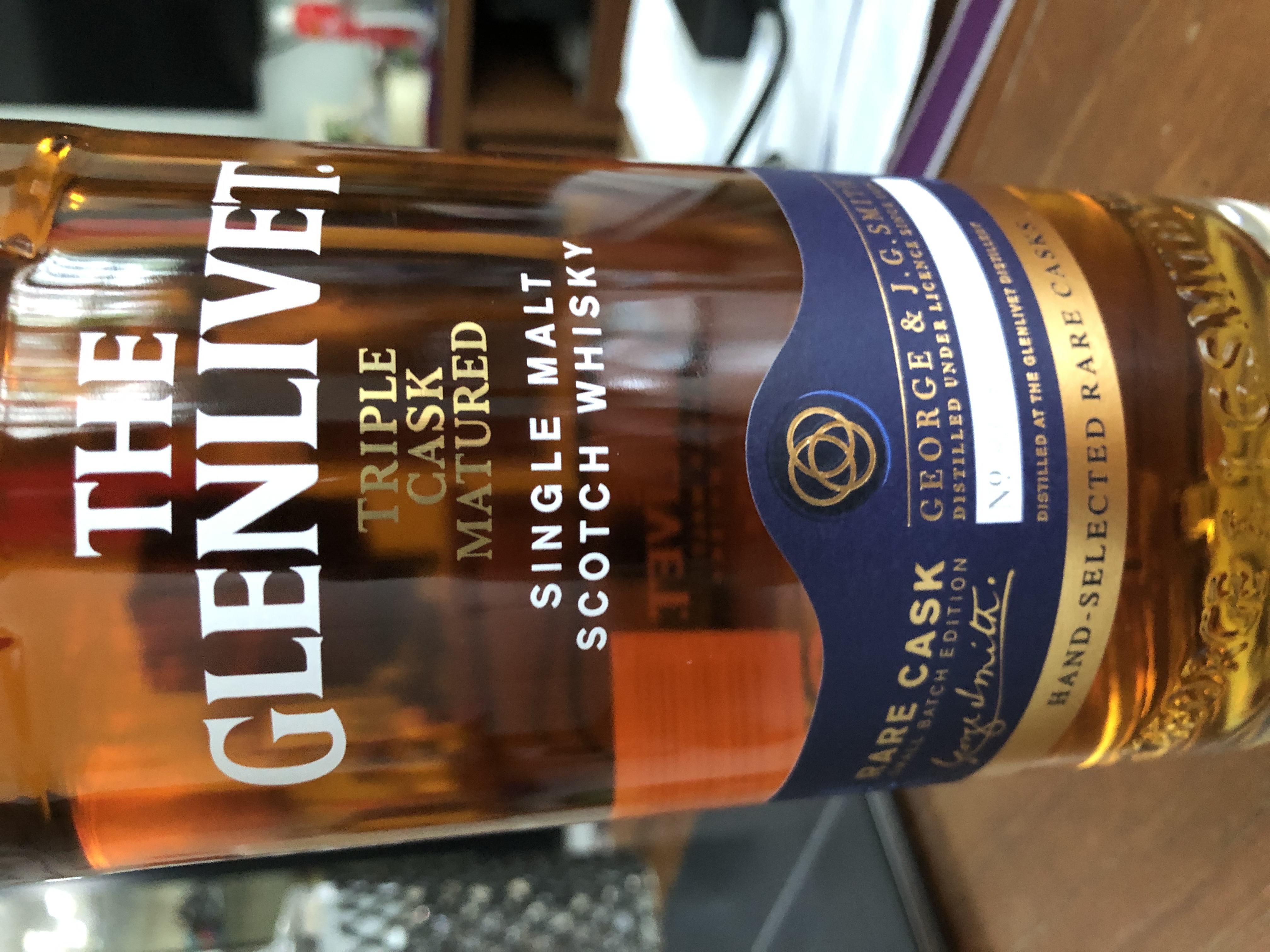 Glenlivet triple cask matured rare cask