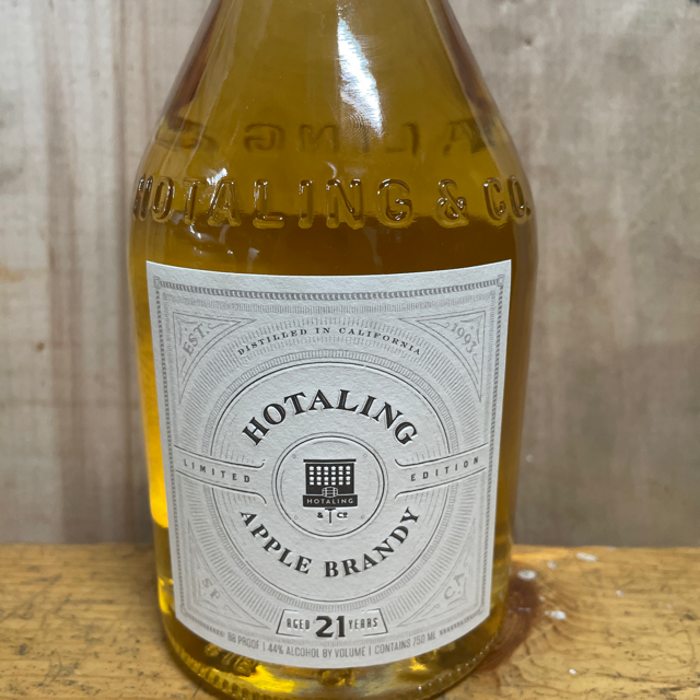 Hotaling 21 Year California Apple Brandy