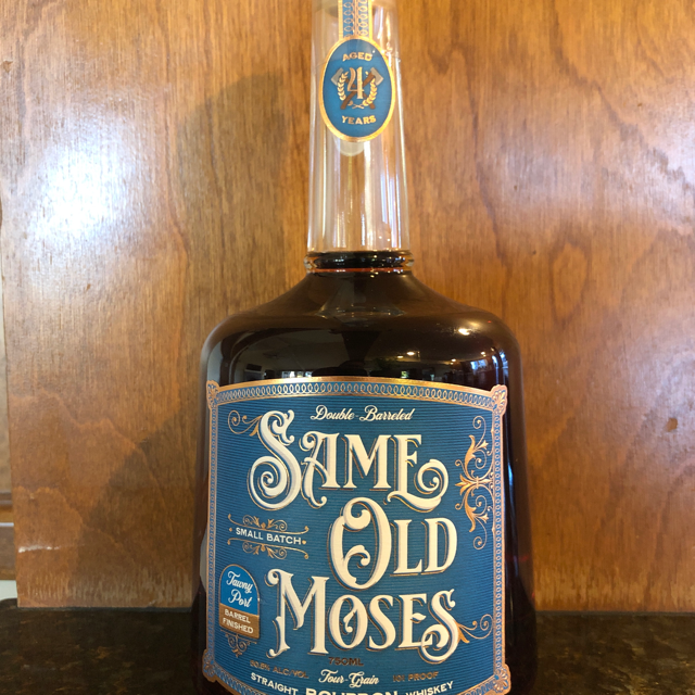 Same Old Moses Small Batch Bourbon Tawny Port Barrel Finished
