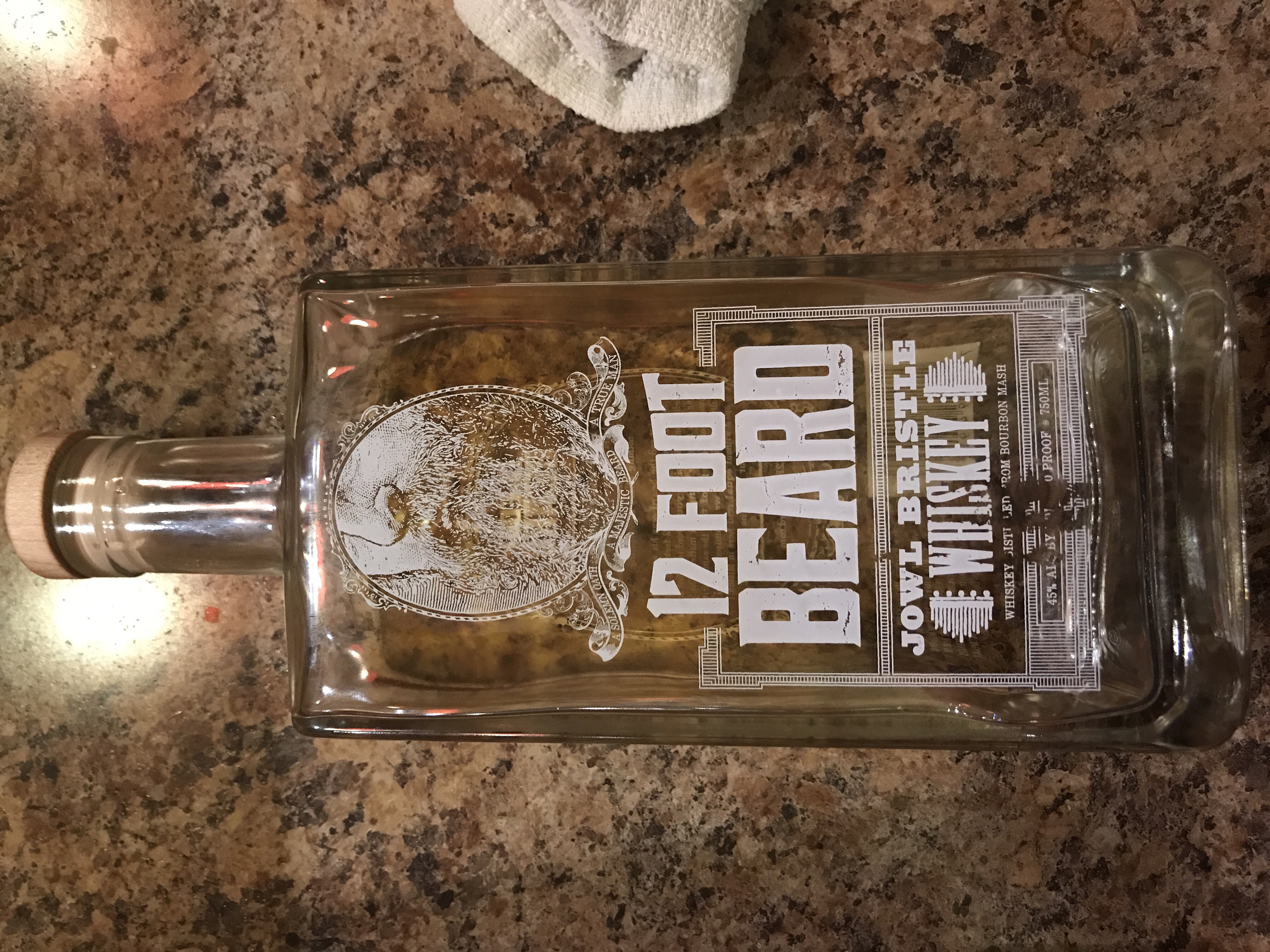 12 Foot Beard Jowl Bristle Whiskey