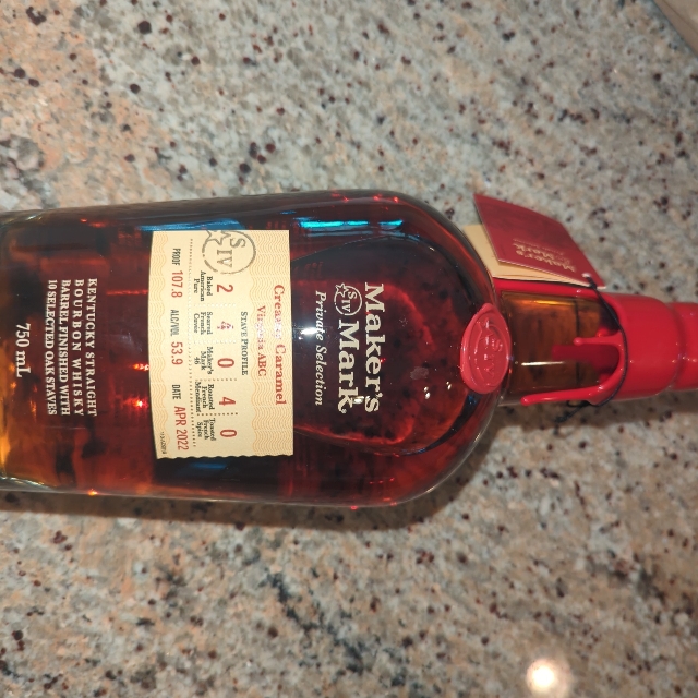 Makers Mark Private Selection Creamy Caramel Virginia