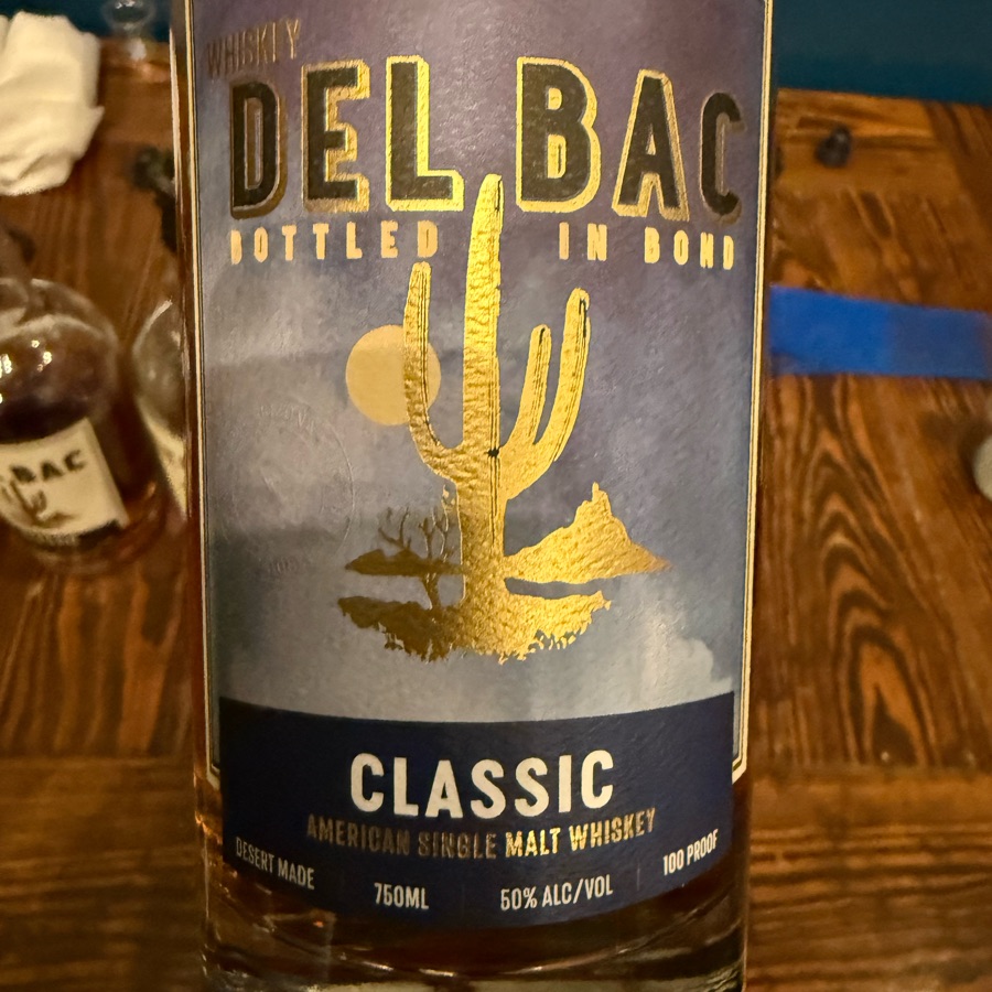 Whiskey Del Bac Bottled In Bond Classic American Single Malt Whiskey