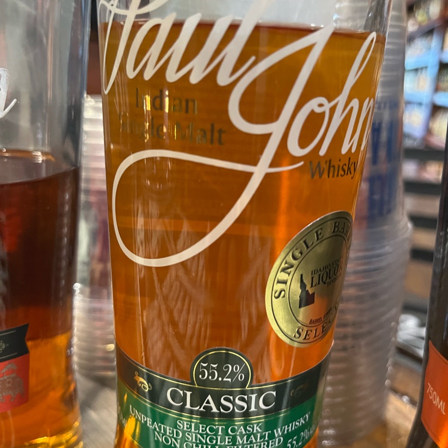 Paul John Classic Single Barrel Select (Idaho State Liquor Division)