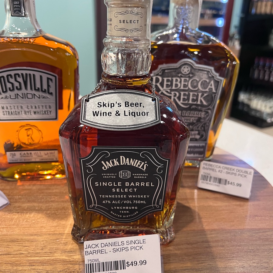 Jack Daniel's Single Barrel Select (Skip's Liquor Pick)