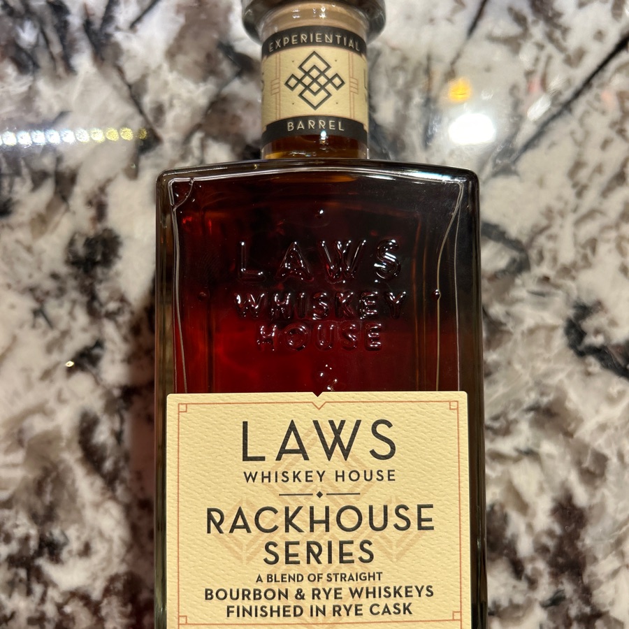 Laws Rackhouse Series Blend of Straight Bourbon & Rye Whiskeys Finished in Rye Cask (Experimental Barrel)